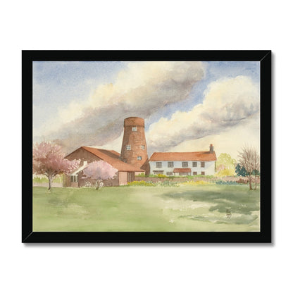 Castlethorpe Mill Brigg Built In 1804 (1999) Framed Print