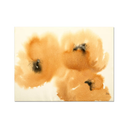 Orange Poppies (2008) Rolled Canvas