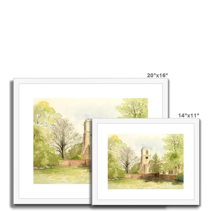 St Andrew's Church Epworth (1995) Framed & Mounted Print